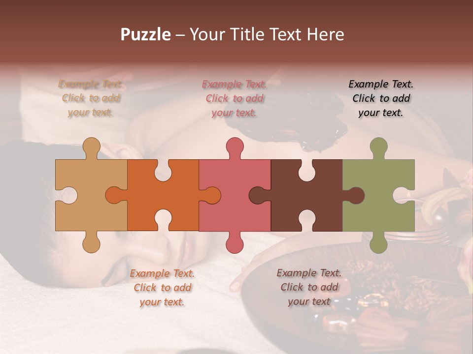 Young Cosmetician Shoulder PowerPoint Template