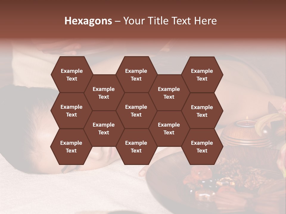 Young Cosmetician Shoulder PowerPoint Template