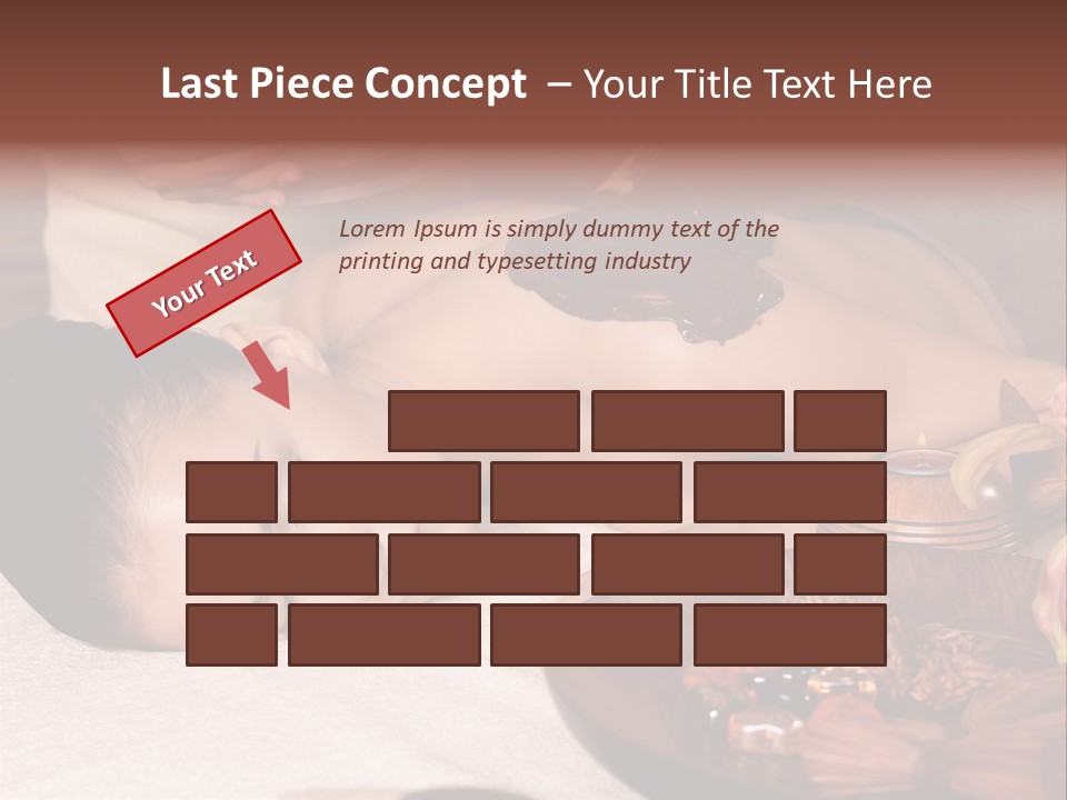 Young Cosmetician Shoulder PowerPoint Template