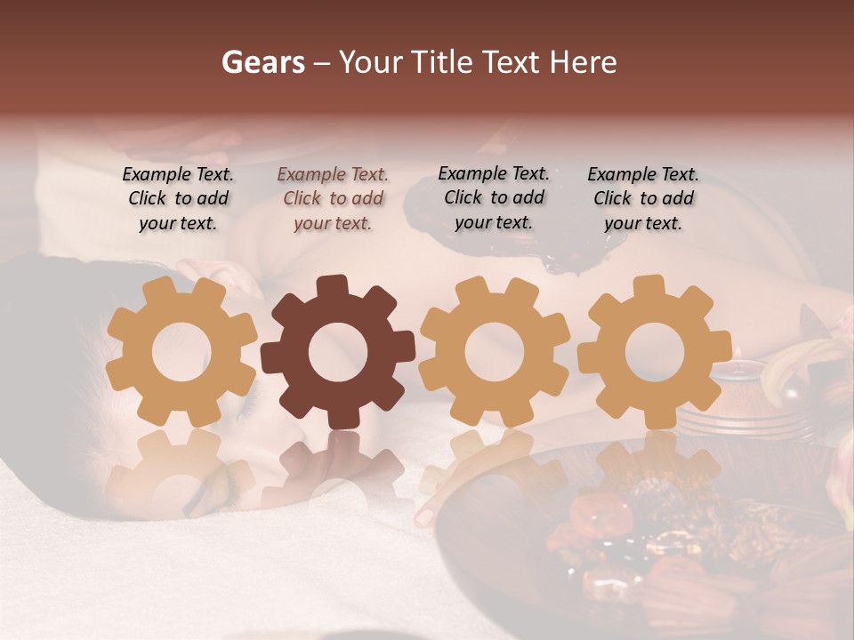 Young Cosmetician Shoulder PowerPoint Template