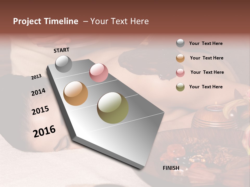 Young Cosmetician Shoulder PowerPoint Template