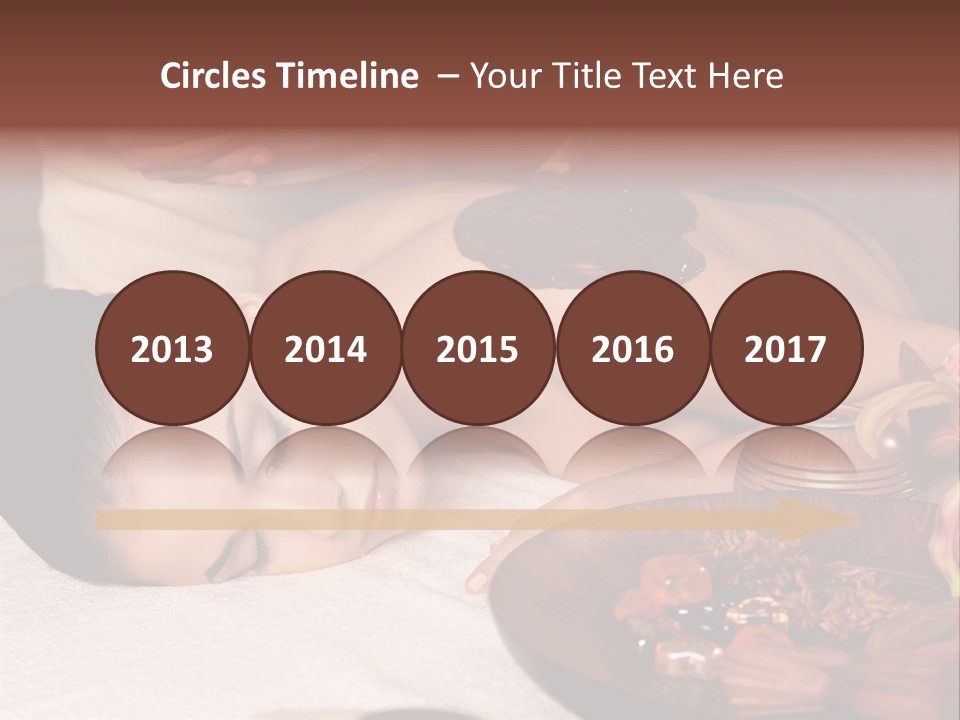 Young Cosmetician Shoulder PowerPoint Template