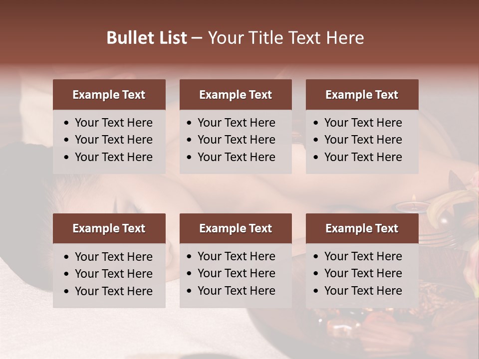 Young Cosmetician Shoulder PowerPoint Template