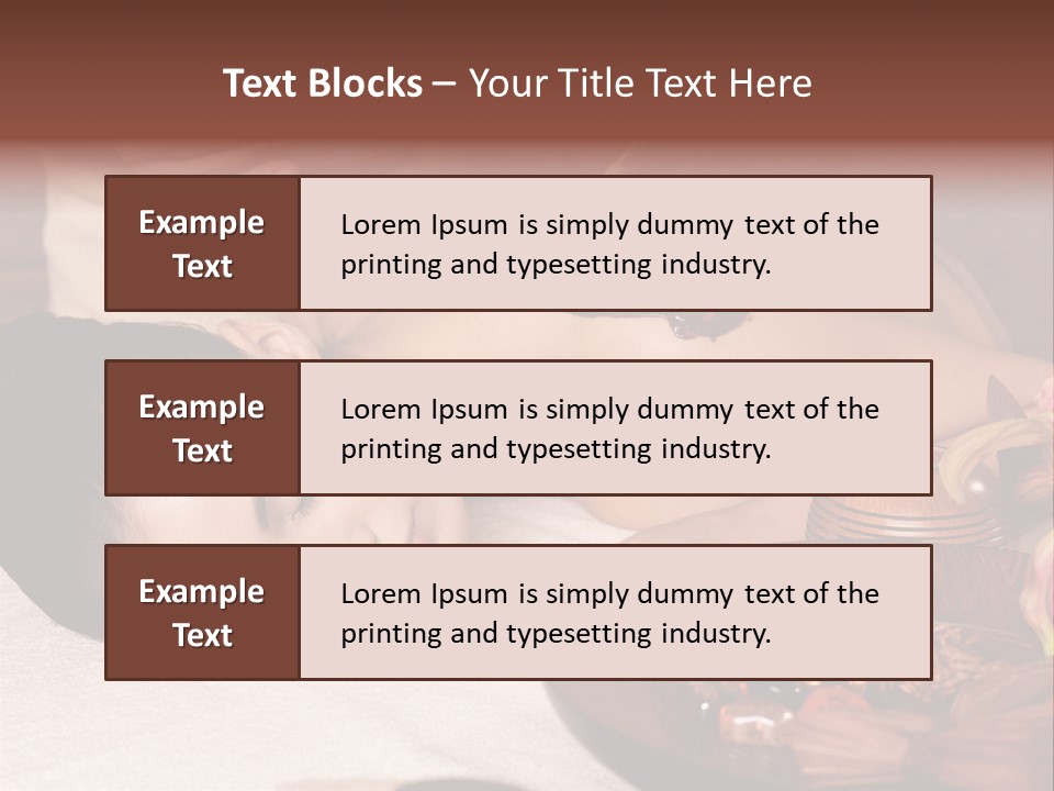 Young Cosmetician Shoulder PowerPoint Template