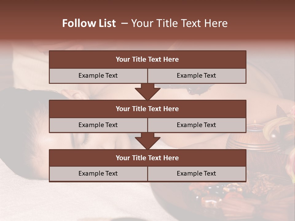 Young Cosmetician Shoulder PowerPoint Template