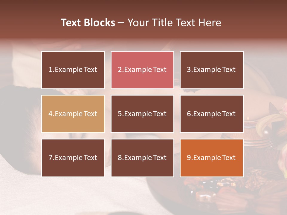 Young Cosmetician Shoulder PowerPoint Template