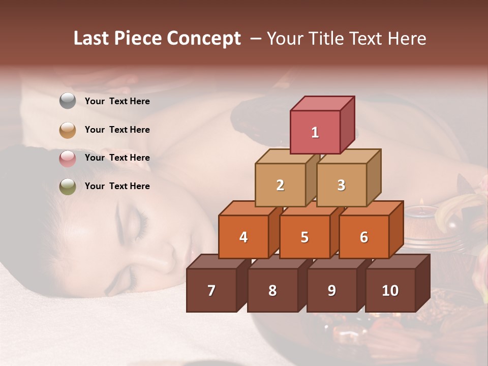 Young Cosmetician Shoulder PowerPoint Template