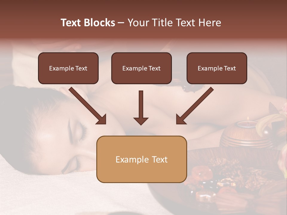 Young Cosmetician Shoulder PowerPoint Template
