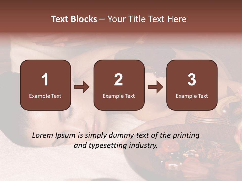 Young Cosmetician Shoulder PowerPoint Template