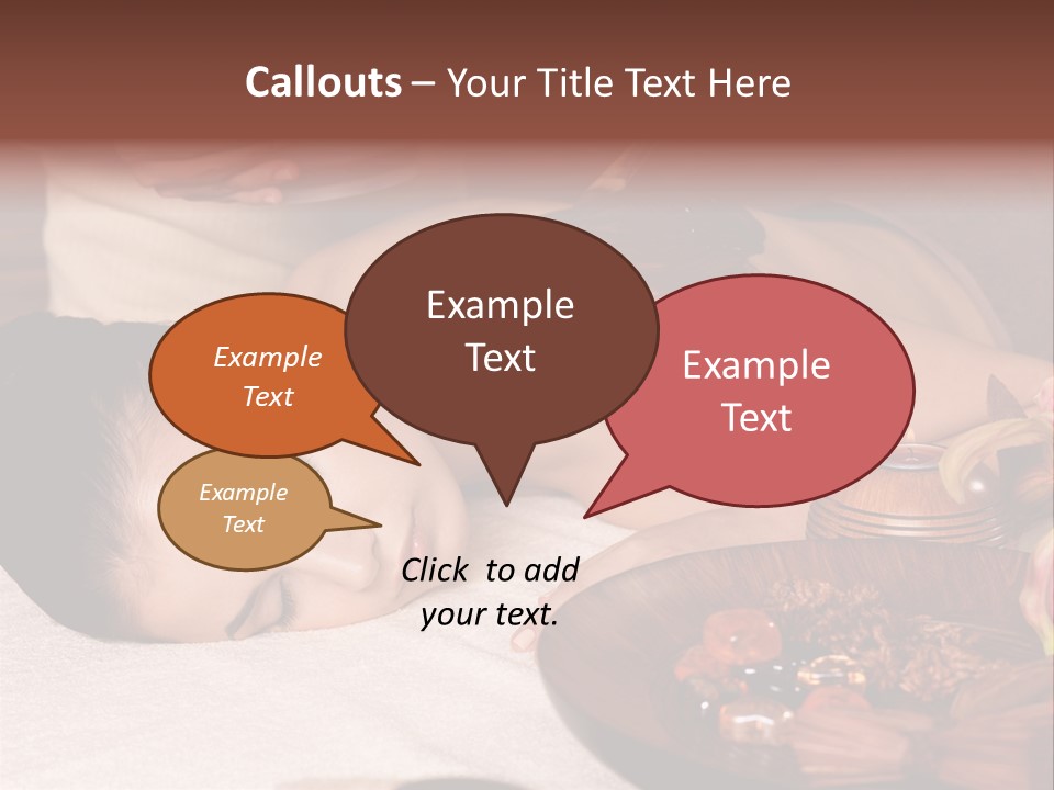 Young Cosmetician Shoulder PowerPoint Template