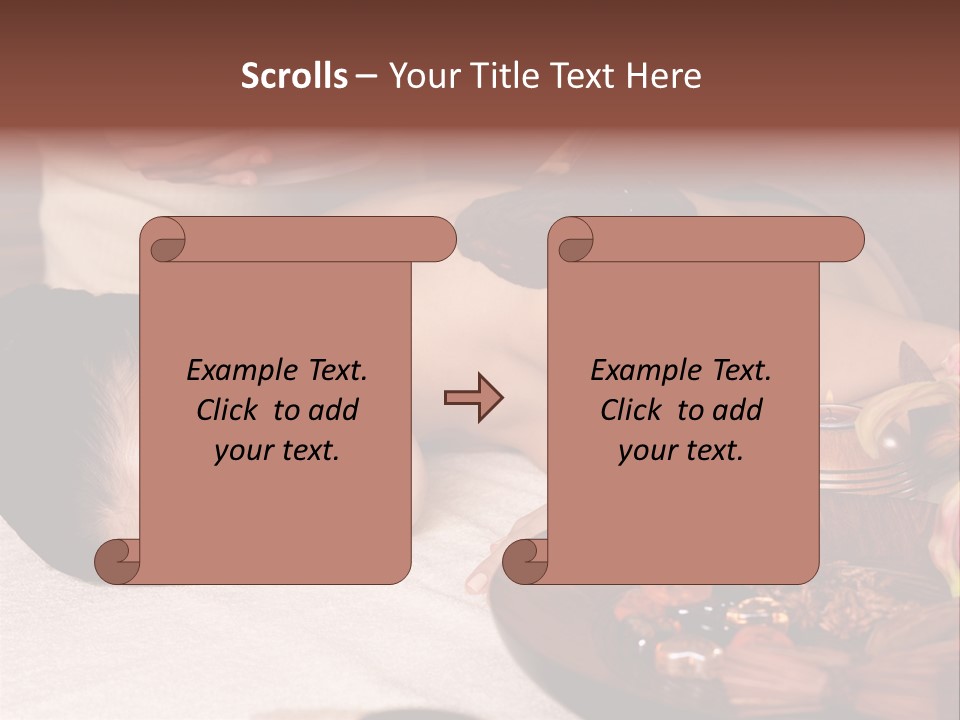 Young Cosmetician Shoulder PowerPoint Template