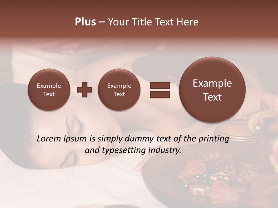 Young Cosmetician Shoulder PowerPoint Template