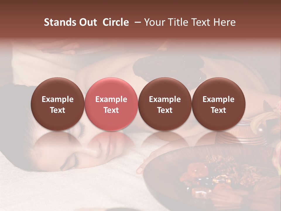 Young Cosmetician Shoulder PowerPoint Template