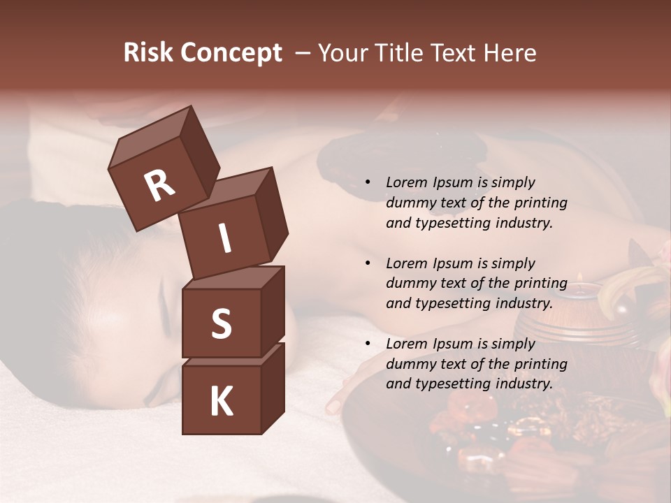 Young Cosmetician Shoulder PowerPoint Template