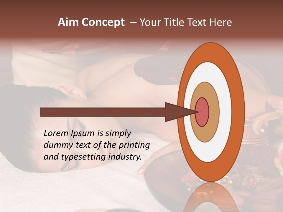 Young Cosmetician Shoulder PowerPoint Template