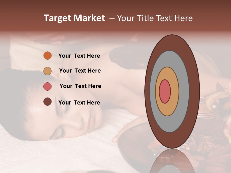 Young Cosmetician Shoulder PowerPoint Template