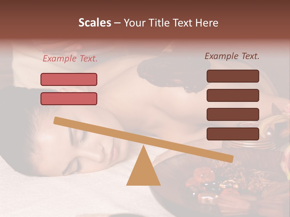 Young Cosmetician Shoulder PowerPoint Template