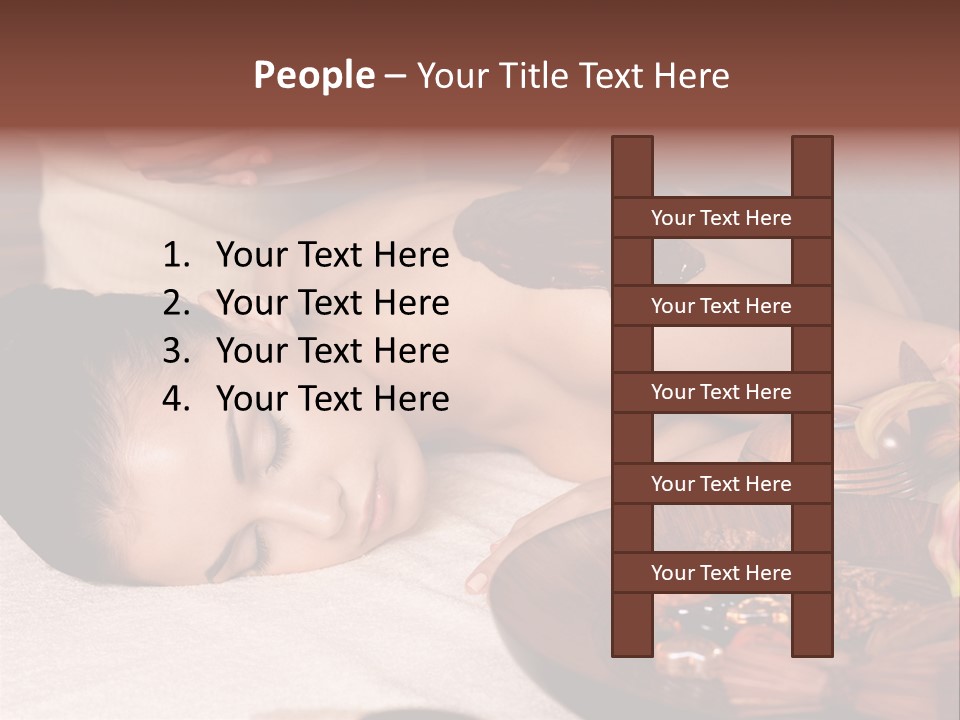 Young Cosmetician Shoulder PowerPoint Template