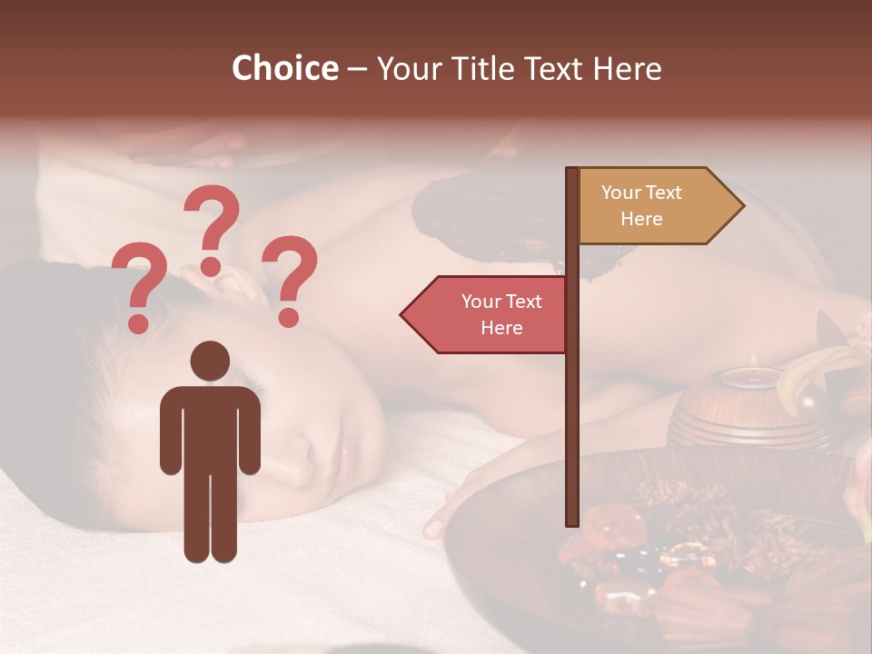 Young Cosmetician Shoulder PowerPoint Template