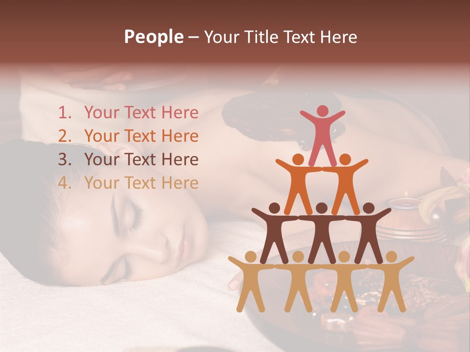 Young Cosmetician Shoulder PowerPoint Template