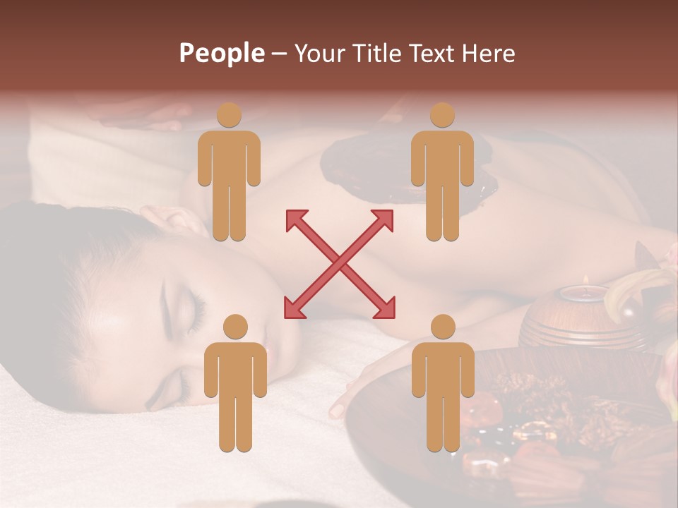 Young Cosmetician Shoulder PowerPoint Template