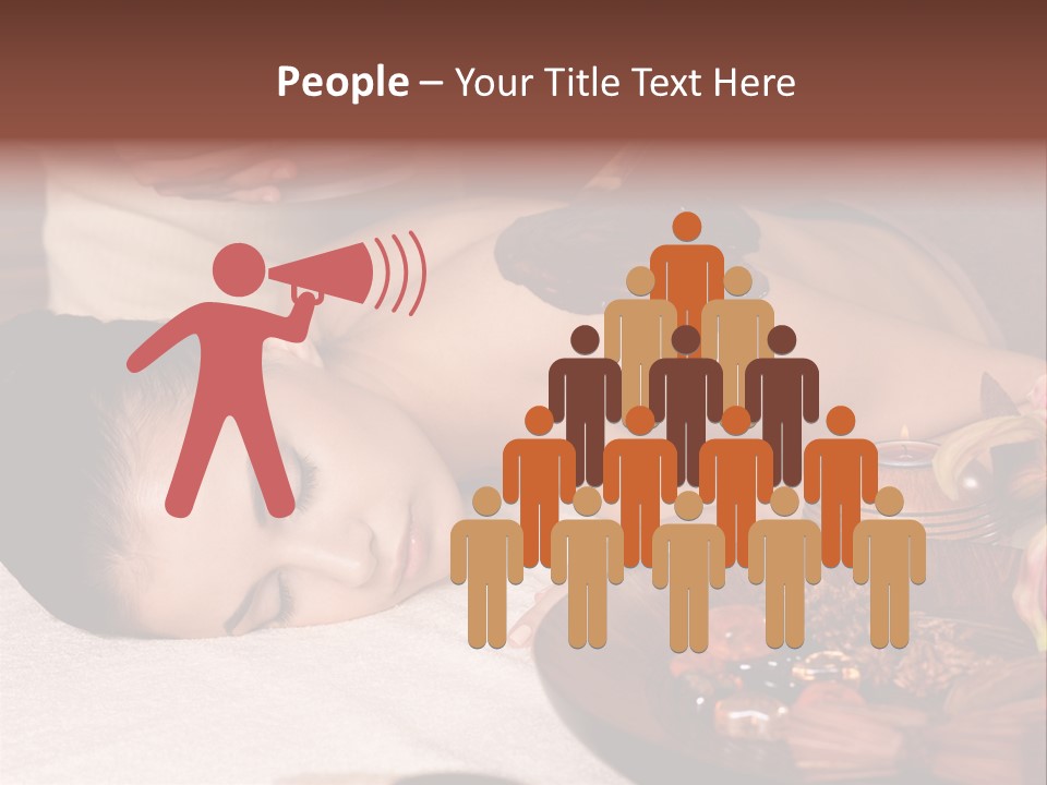 Young Cosmetician Shoulder PowerPoint Template