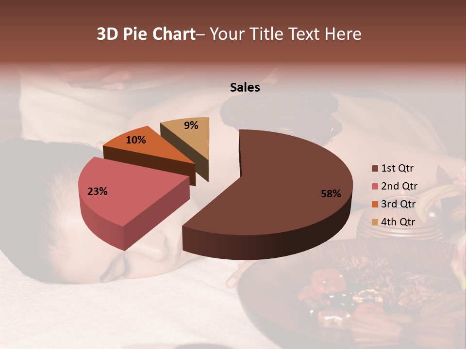 Young Cosmetician Shoulder PowerPoint Template