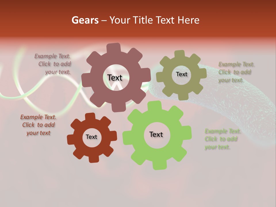 Gram Negative Helical Rod Shape PowerPoint Template
