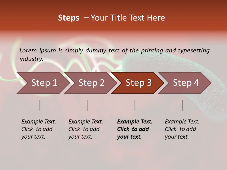 Gram Negative Helical Rod Shape PowerPoint Template