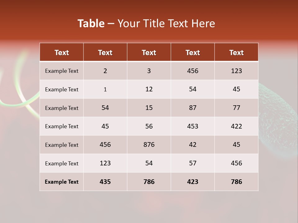 Gram Negative Helical Rod Shape PowerPoint Template