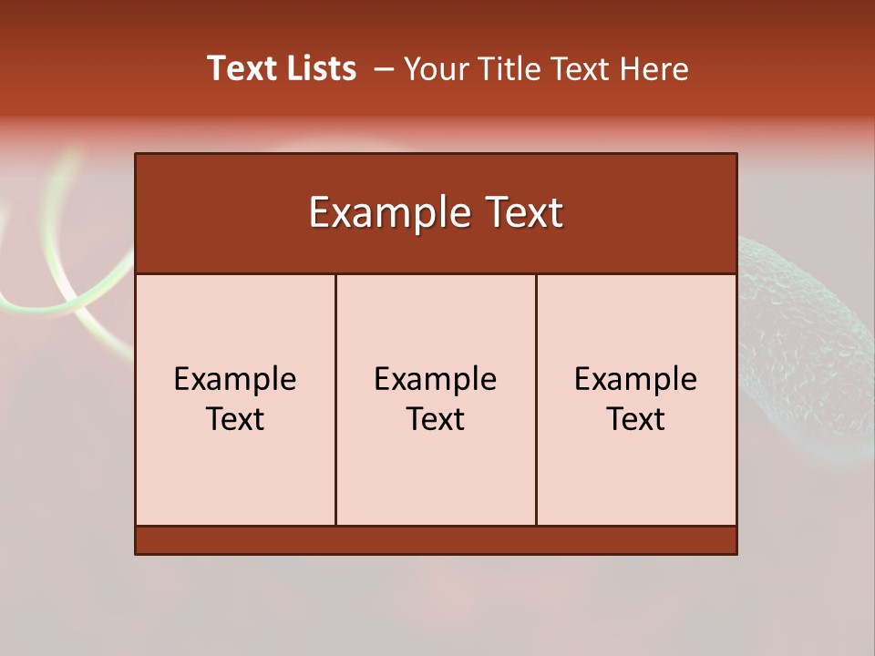 Gram Negative Helical Rod Shape PowerPoint Template