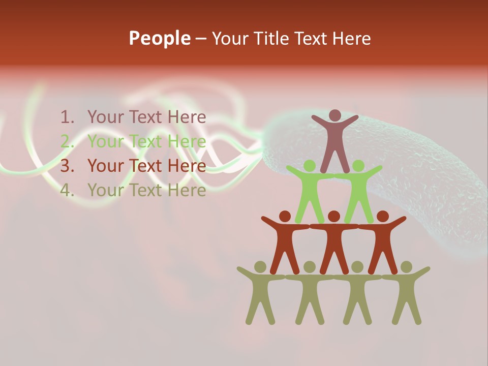 Gram Negative Helical Rod Shape PowerPoint Template