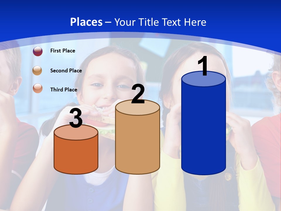 Edible Boy Schoolchildren PowerPoint Template