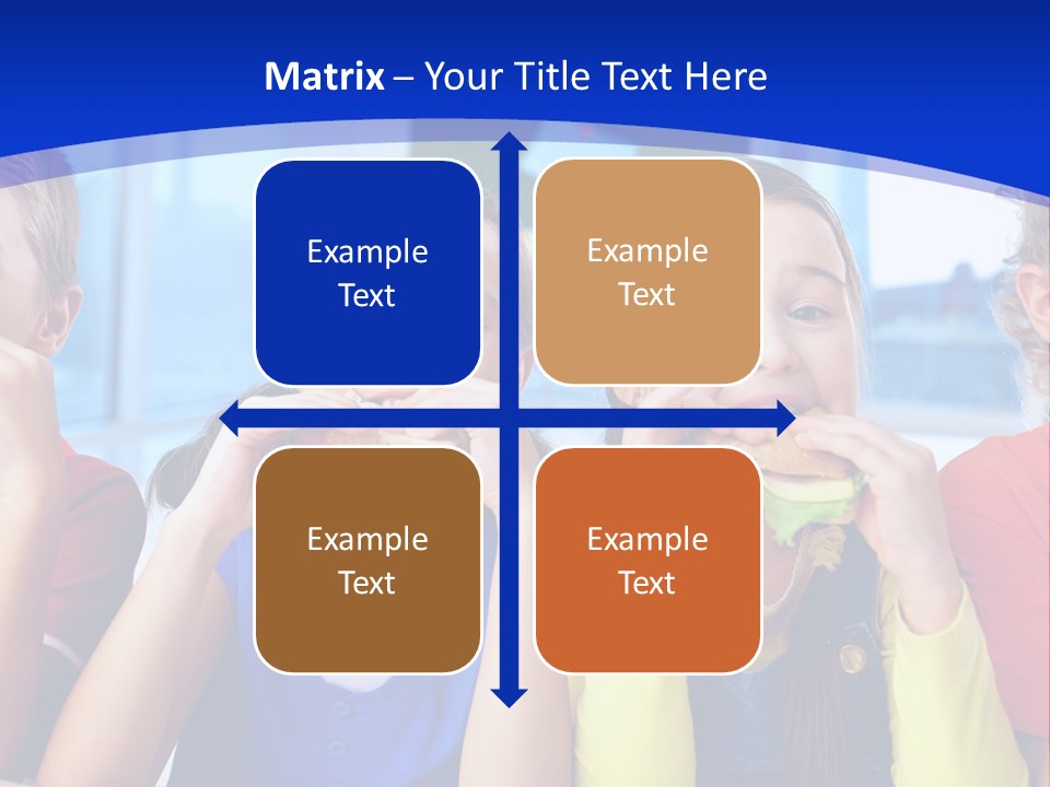 Edible Boy Schoolchildren PowerPoint Template