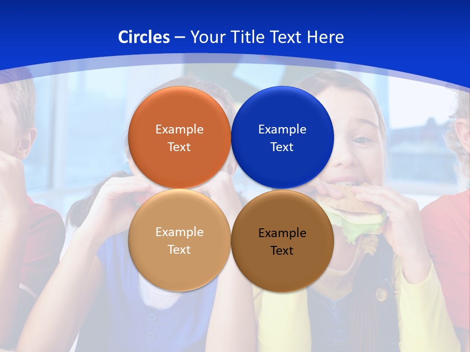 Edible Boy Schoolchildren PowerPoint Template