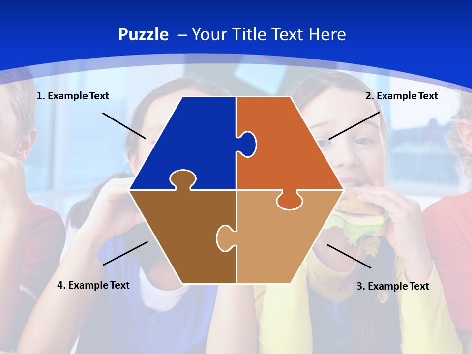 Edible Boy Schoolchildren PowerPoint Template