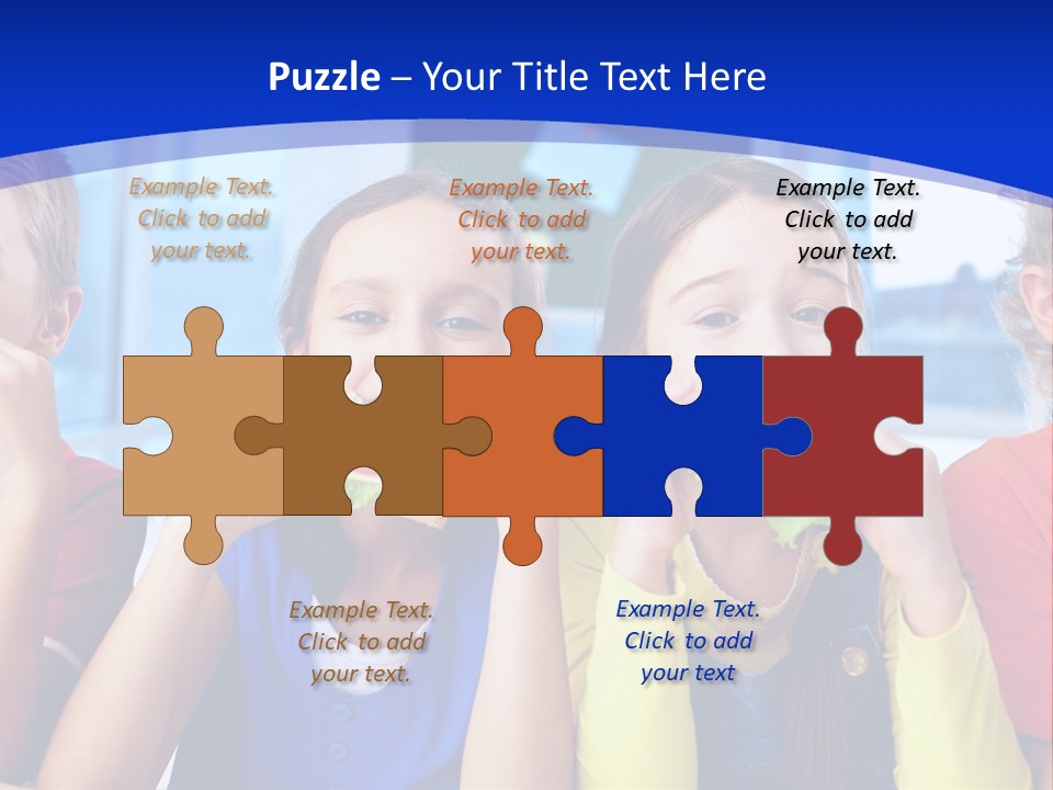 Edible Boy Schoolchildren PowerPoint Template