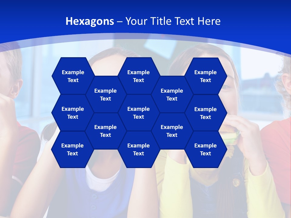 Edible Boy Schoolchildren PowerPoint Template