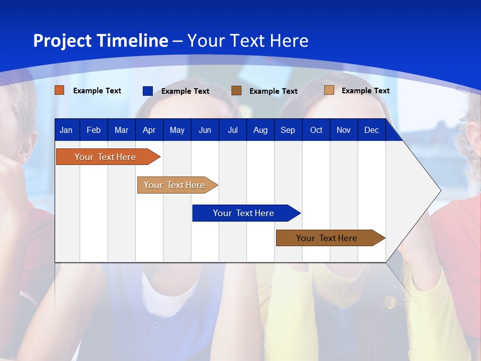 Edible Boy Schoolchildren PowerPoint Template