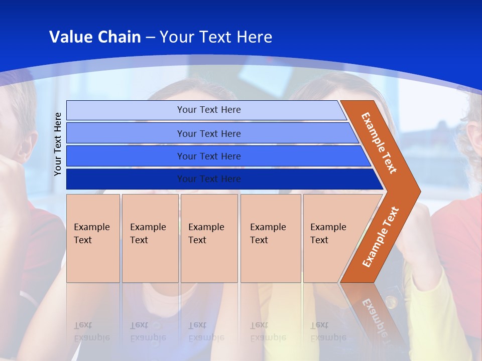 Edible Boy Schoolchildren PowerPoint Template