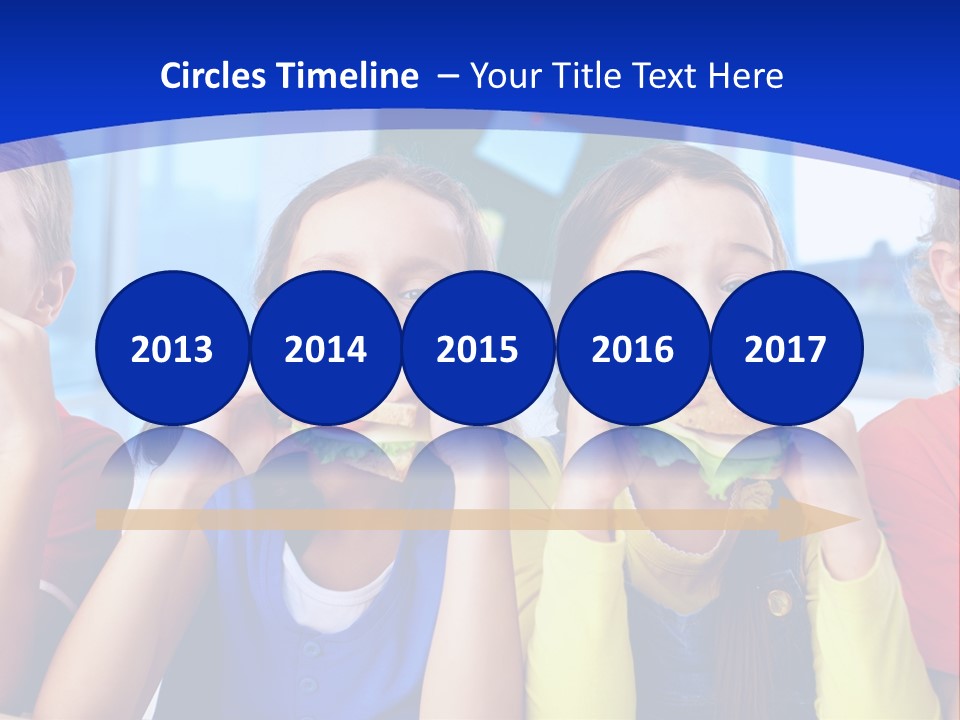 Edible Boy Schoolchildren PowerPoint Template