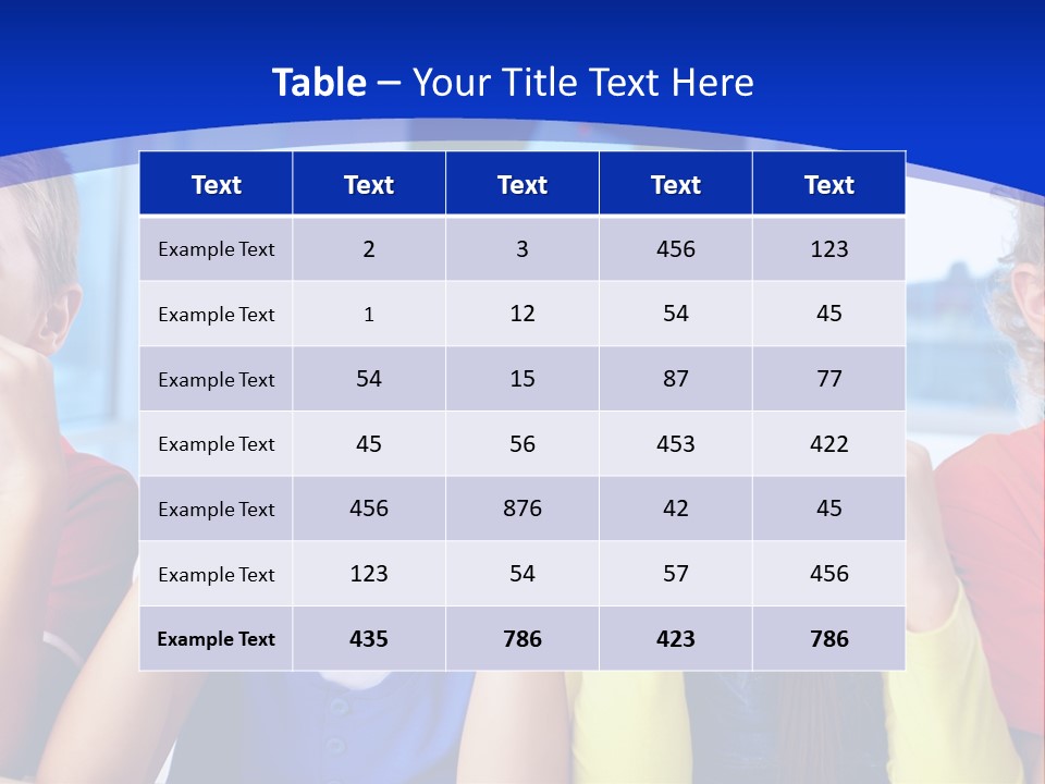 Edible Boy Schoolchildren PowerPoint Template