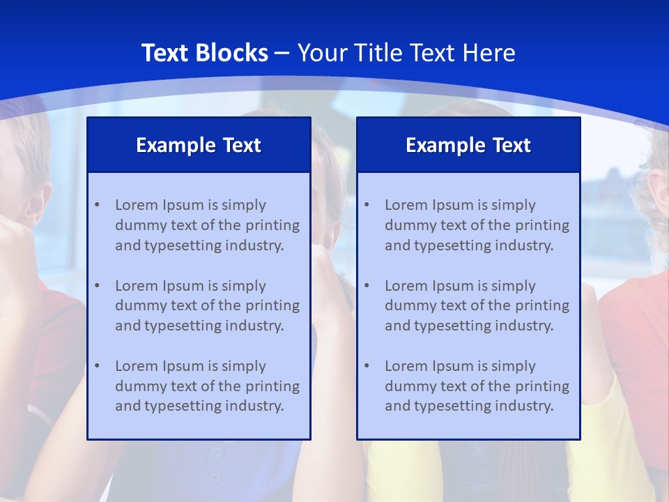 Edible Boy Schoolchildren PowerPoint Template