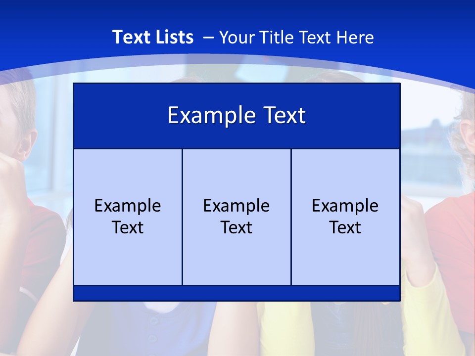 Edible Boy Schoolchildren PowerPoint Template