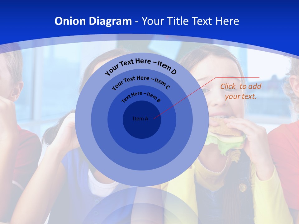 Edible Boy Schoolchildren PowerPoint Template