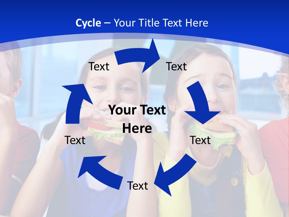 Edible Boy Schoolchildren PowerPoint Template