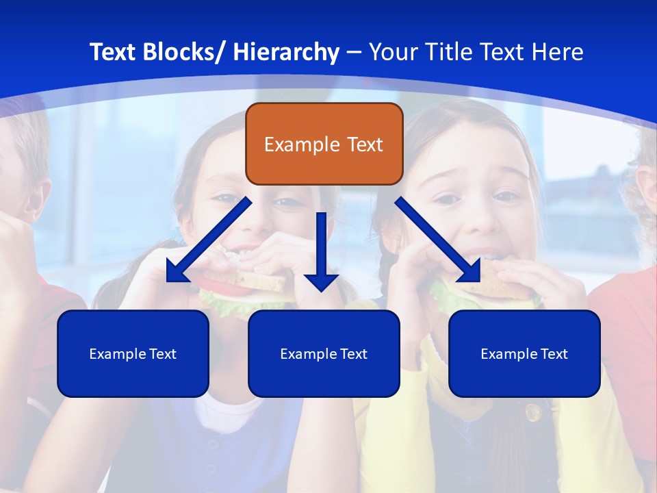 Edible Boy Schoolchildren PowerPoint Template