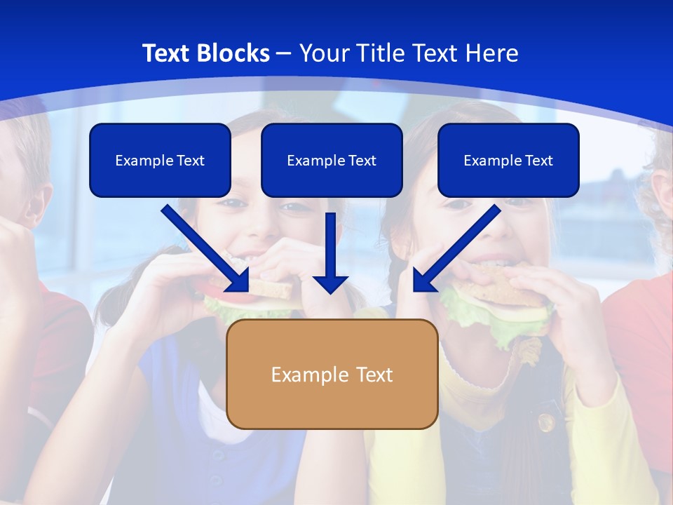 Edible Boy Schoolchildren PowerPoint Template