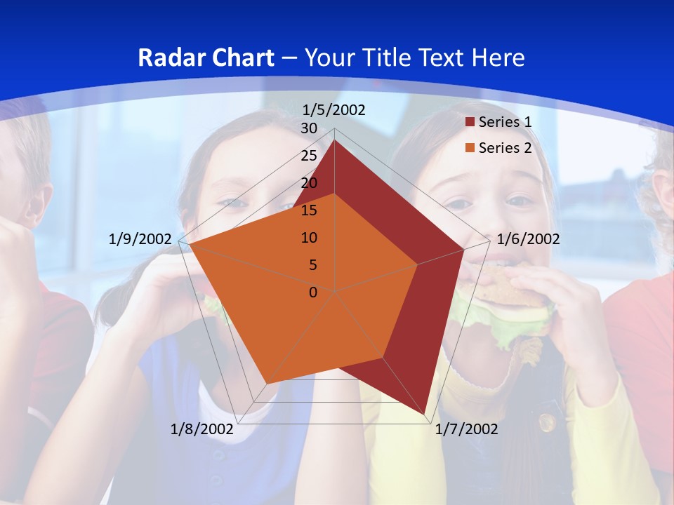 Edible Boy Schoolchildren PowerPoint Template