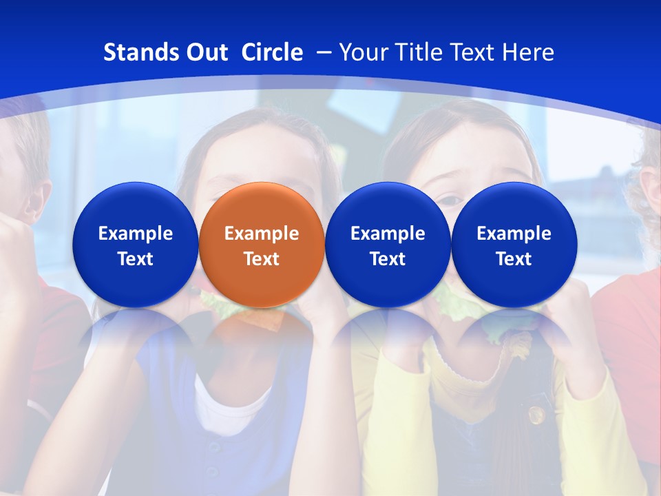 Edible Boy Schoolchildren PowerPoint Template